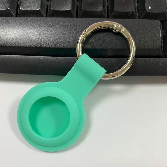 Silicone Case for Apple Airtags Cover Protective Shell Tracker Accessories Anti-scratch Sleeve Keychain For Apple Air Tag Case