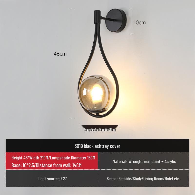

Итальянская современная роскошная настенная лампа для спальни и прикроватная лампа для гостиных, кабинетов, ресторанов и вилл Without Bulb