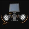 L450 - Double LED Solar Projector - 400 Lumens - 4000mah Battery - Ip44 - Outdoor