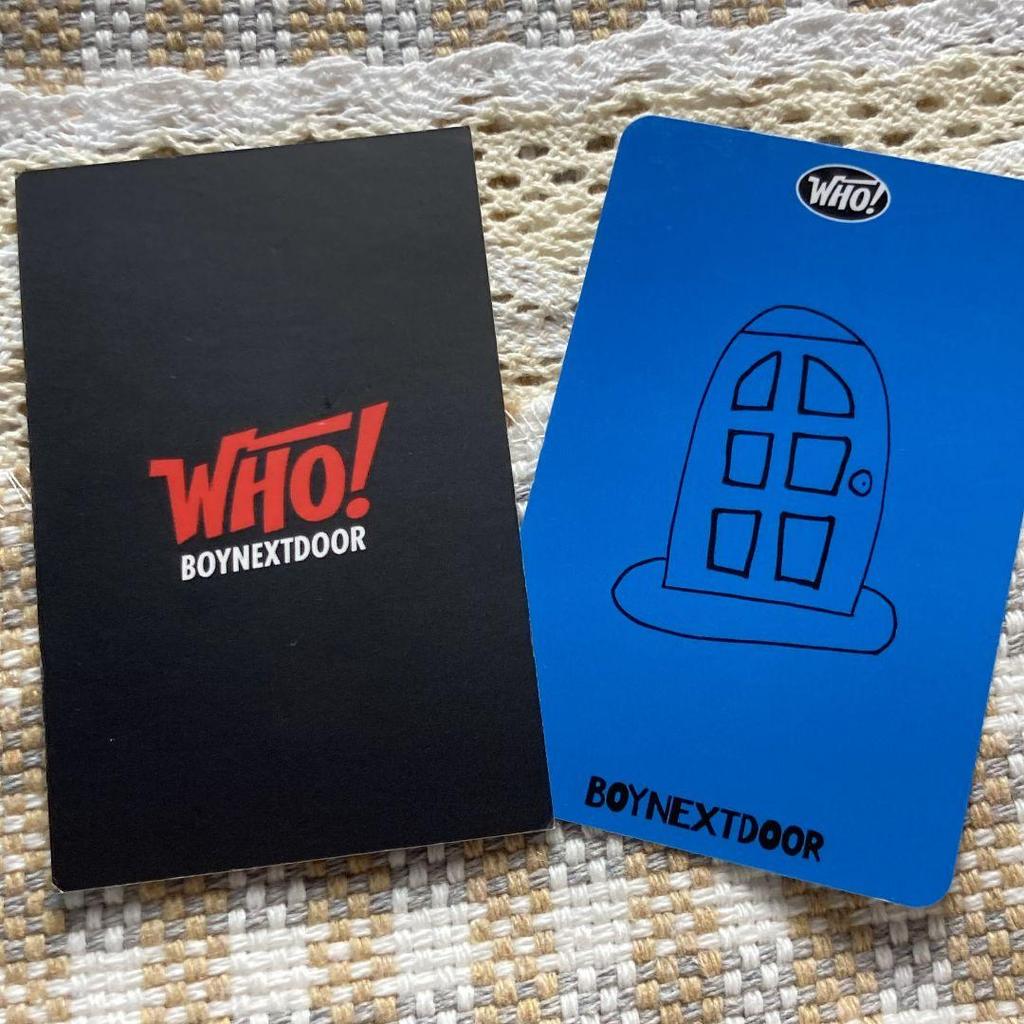 [USED] BOYNEXTDOOR Bonekdo WHO! Liu Limited Sanok Trading Cards (2 pieces)