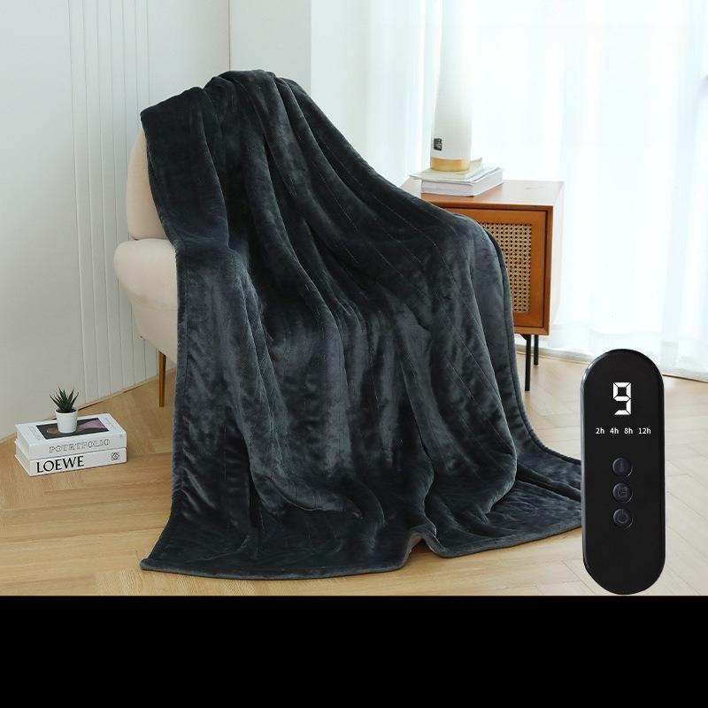 Double Layer Heating Blankets Intelligent Thermostat Heating Blanket Napping Sofa Blanket Quickly Heats Up and Keeps Warm Bed Sheets Are Washable