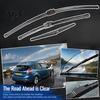 All Weather Wiper Blades 3Pcs/Set Car Kit for Ford Focus 2005-2011, 26/17/14-inch Front Replacement Wipers Rear Kit, Auto Windshield Beam Sun