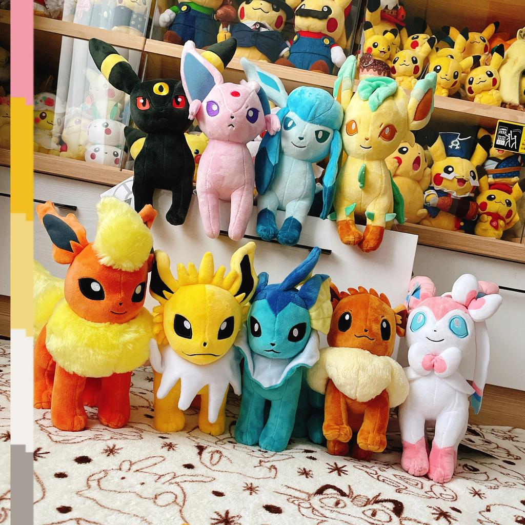 Pokemon Eevee Evolution Peluche Plush Toys Umbreon Vaporeon Sylveon Flareon Jolteon Pikachu Stuffed Toy Doll Xmas Gifts