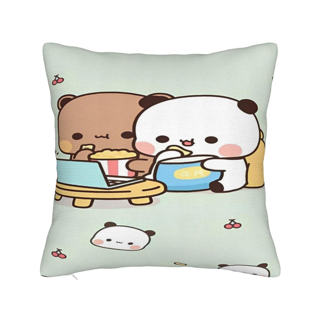 Bubu Dudu Flying Pillow Case  Cute Funny Pillow Cover Print Pillowcases For Chair Sofa Home Decor