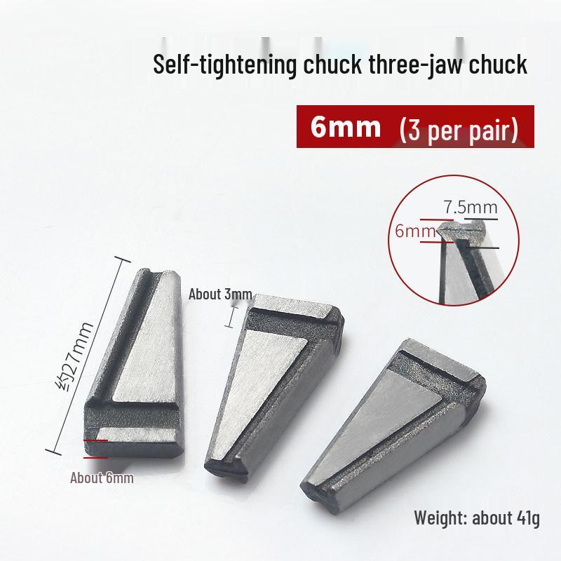 Precision Automatic Self-Tightening Drill Chuck 1-13mm, Three-Jaw Wrenchless Clamping Head