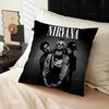 Band N-Nirvana Personalized picture text home decorative pillows Household Gifts 45x45cm