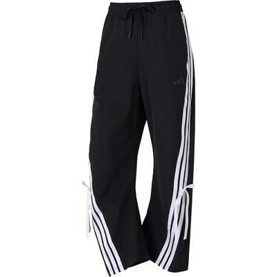 SS25 Striped Fashion Comfortable Versatile Casual Pants Women Bottoms Black JY7666