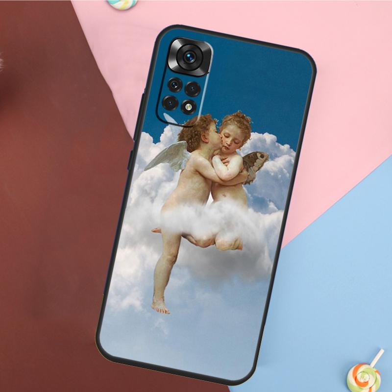 Renaissance Angels In Sky Cover For Xiaomi Redmi Note 14 13 Pro 12 11 9 10 9S 10S 11S 12S Redmi 14C 10C 12C 13C Case