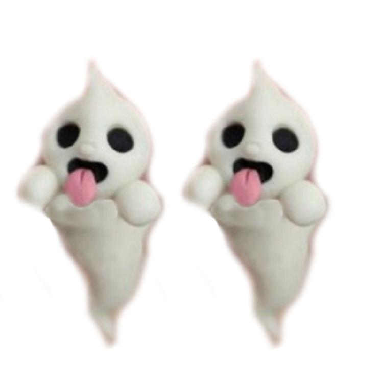 Practical Ghostly Ear Accessories Sturdy Soft Clay Earrings Accessory with Persistent Nighttime Fashion Accessory