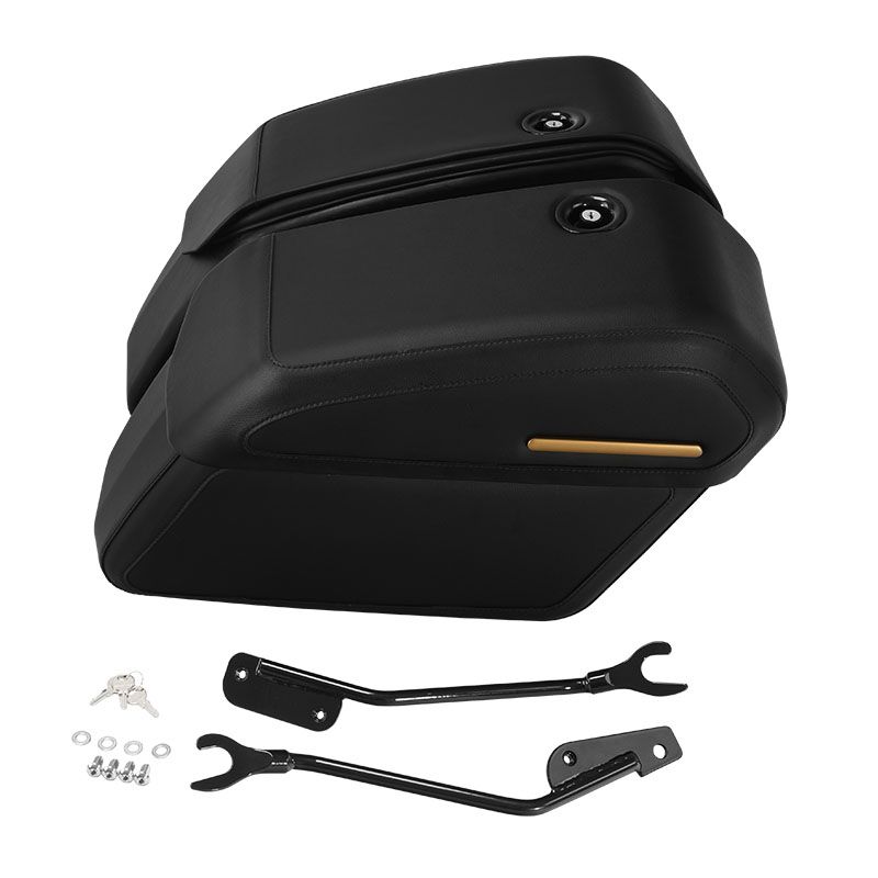 Motorcycle Detachable Saddlebags Docking Kit For Harley Fat Boy Breakout FLFB FLFBS FXBR FXBRS 2018-2025 Trunk Bag Side Box