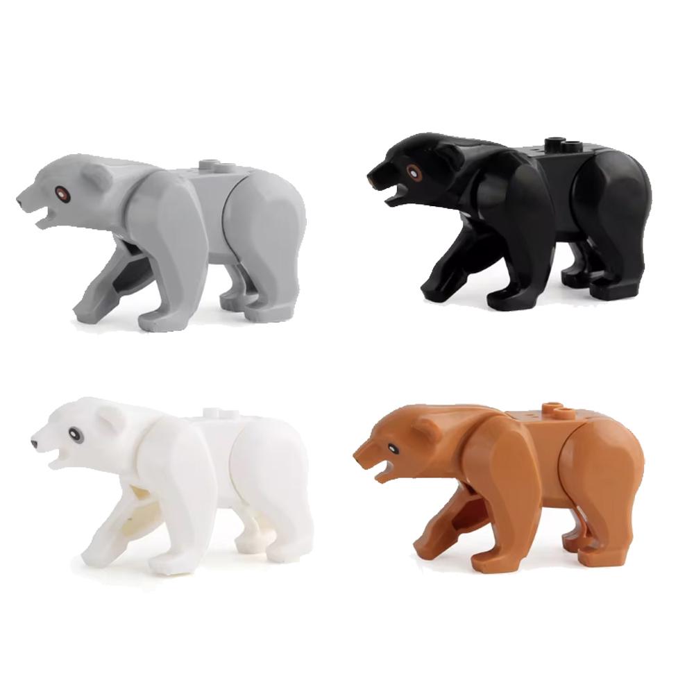 Città Animale Zoo Fattoria MOC Mattoncini Porco Pollo Pecora Coccodrilli Panda Delfino Elefante Gorilla Frutta Aquila Mattoncini Giocattoli A012