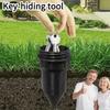 1/2/3 Peças Esconderijo de Chaves de Jardim Bico de Mangueira Esconderijo de Chaves Plástico Impermeável de Alta Qualidade Recipiente de Armazenamento Oculto para Exterior para Jardim