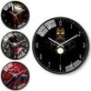 Marvel Captain America Iron Man Spider Man Pattern Wall Clock For Kids Room Decor