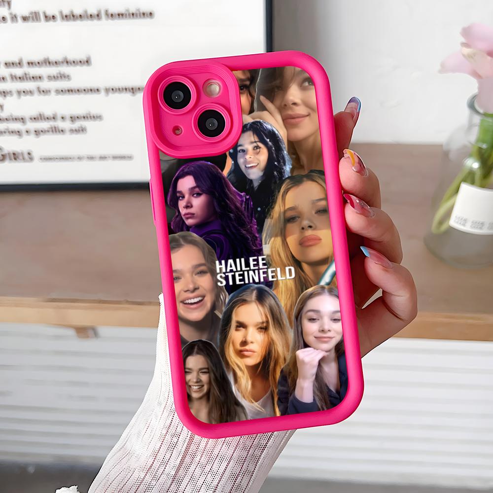 

Hailee Steinfeld Утолщенный ТПУ чехол для мобильного телефона для iPhone 17 16 15 14 13 12 11 Air Pro Max Plus Цветной чехол iPhone17 Pro Max