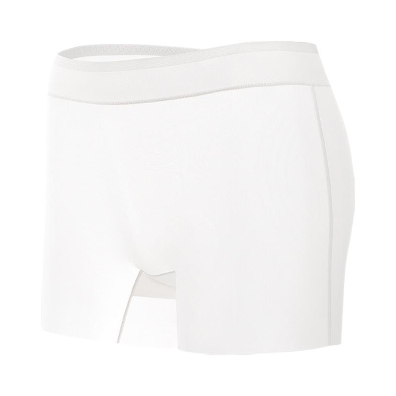 Large Size Female Summer Thin Anti Slip Unrolled Traceless Safety Underwear
