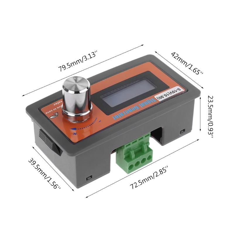 High Precision Adjustable Voltage Analog Simulator 0-10V Signal Generator Signal Sources  200mA Current Output