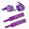 Sex Toys Handcuffs 1Pair  PU Leather Restraints Bondage Cuffs Roleplay Tools Erotic Handcuffs