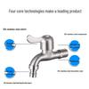 Minxi 304 Stainless Steel Washing Machine & Mop Sink Faucet