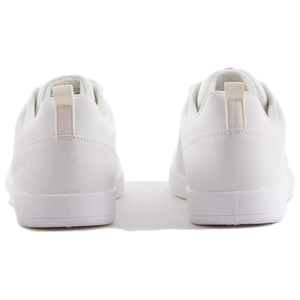 DECATHLON Multi-Site Round Toe Lace-up Basic Non-Slip Shock Absorption Low-Top Board Shoes Unisex White