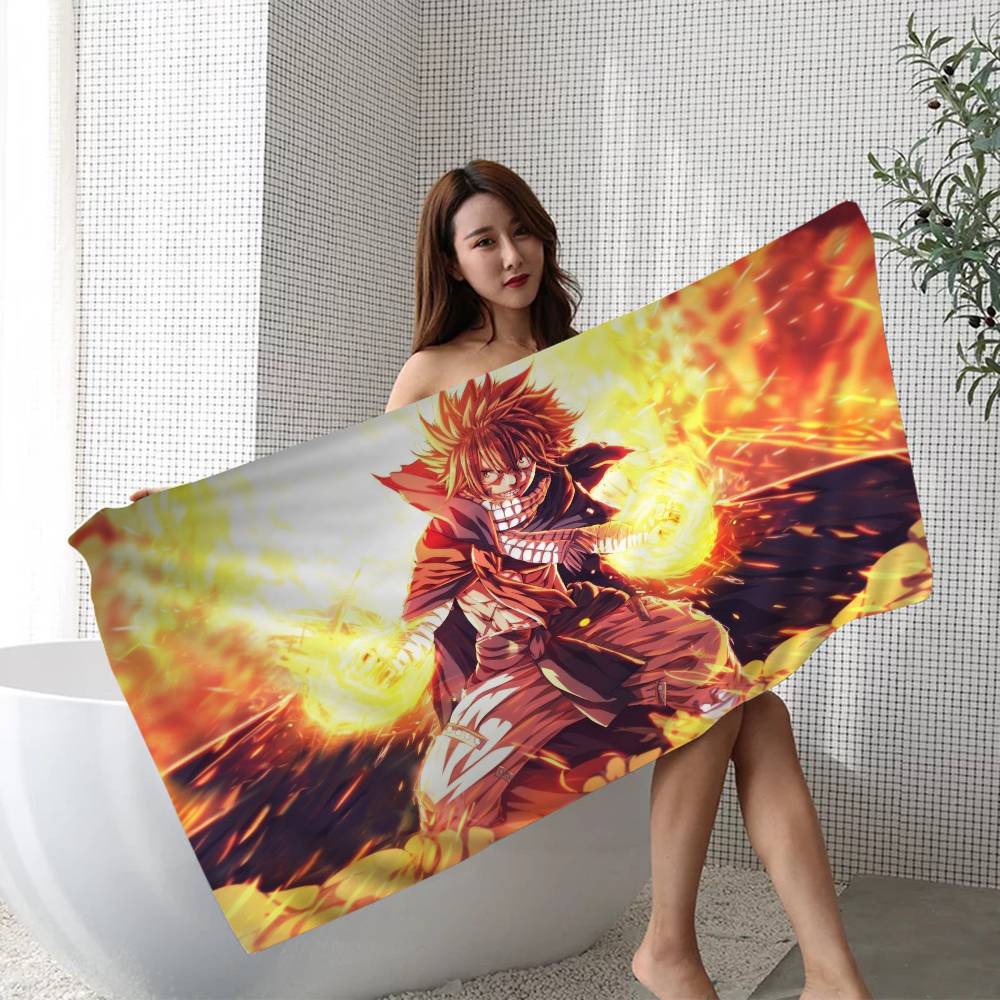 Fantasy Anime F-Fairy T-Tail Big Microfiber Beach Towels Quick Dry Towel Sand Beach Towels Pool Towel for Travel Swim Pool Yoga