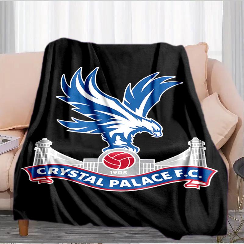 Crystal Fc Crest Printed Throws Blanket Soft Flannel Blankets for Couch Bed Gifts for Men Women Picnic Blanket Christmas Gifts