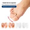 Double Hole Silicone Big Toe Separator Orthotic Corrector