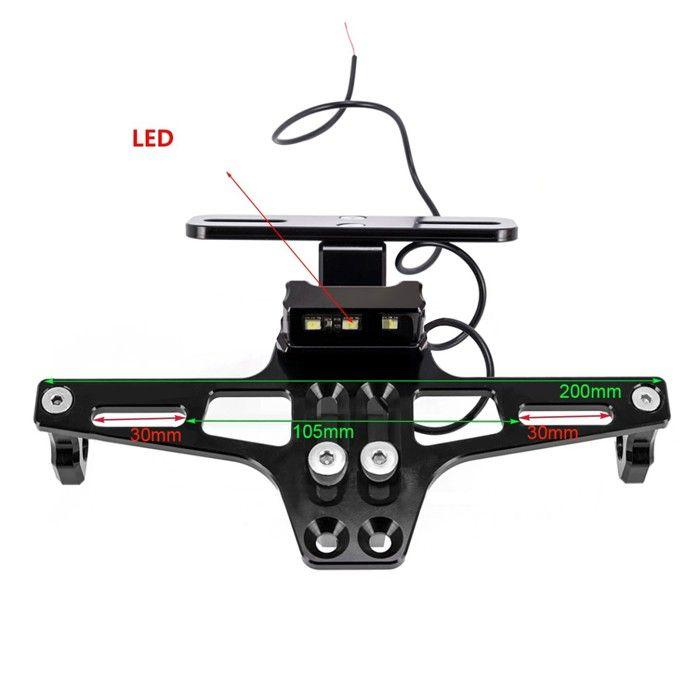 Support de Plaque pour Triumph Rocket 3 R / GT NH2 argent