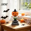 Kompakte Desktop-Urlaubsdekorationen Solar-Tanzende Kürbispuppe, Halloween-Auto-Armaturenbrett-Dekoration, Gruselige Geist-Dekorative Schüttel-Figuren Figur