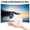 HY300PLUS Portable Mini Projector with Mobile Phone Screen Mirroring