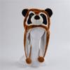 Wolf Dog Lion Monkey Panda Raccoon Plush Hat Cartoon Animal Caps