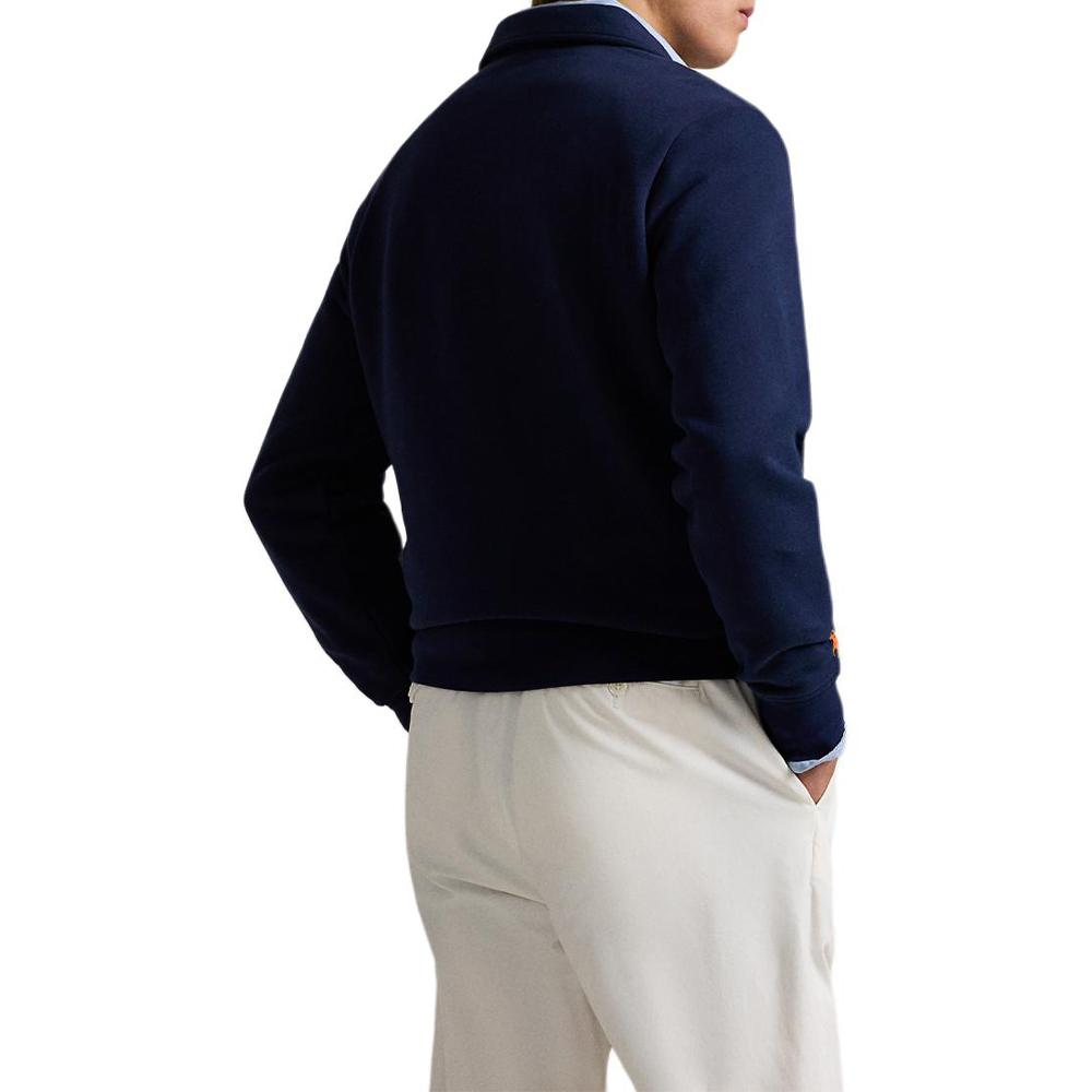 Polo Ralph Lauren RL Logo Fleece Collar Sweatshirt Men Sweatshirt Nautical-Blue MNPOKNI16824157-410