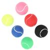 6Pcs Tennis Training Balls Multicolor Cashmere and Rubber Tennis Ball Set for Clubs Youth Training