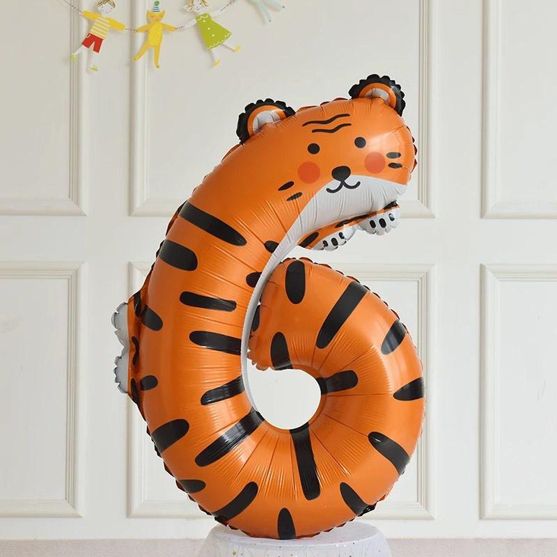 Cute Cartoon Animal Foil Balloons for Baby's First Birthday or Children's Festival Decorations