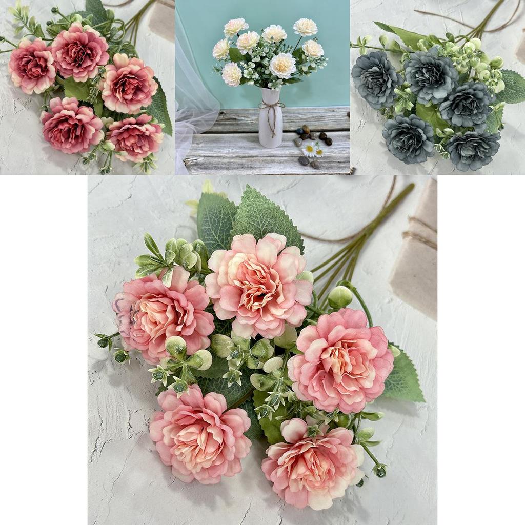 Künstliche Hochzeitsblumen mit realistischem Aussehen für Event-Mittelstücke und Fotografie