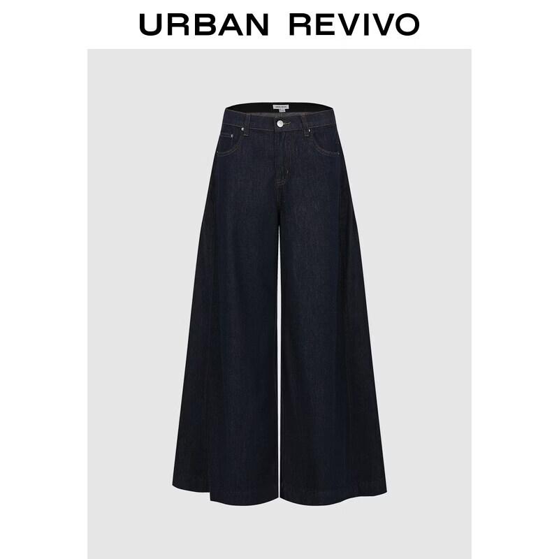 UR Women s Retro Topstitch Wide-Leg Jeans 28