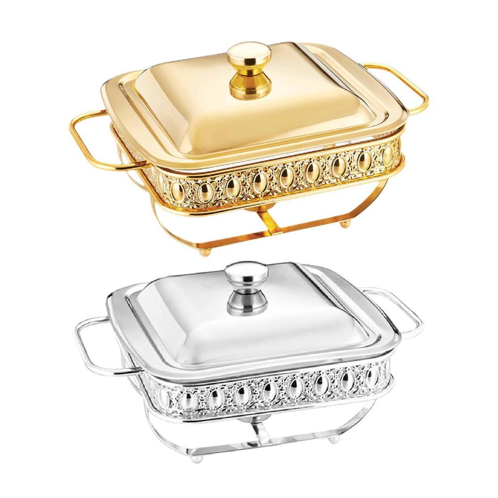 Multifunkční čtvercový třpytivý bufetový kontejner na brunche