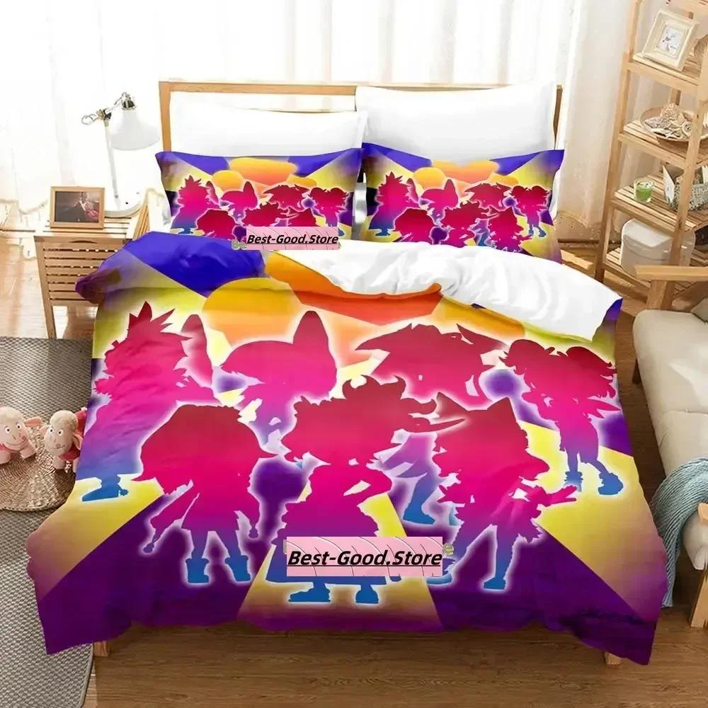 

Comforter Disgaea 7 Bedding Set Single Twin Printed Bed Set With Bed Soft Single Double Queen Super King Size Comforter (quilt)-EU Single(135*200cm)3pcs