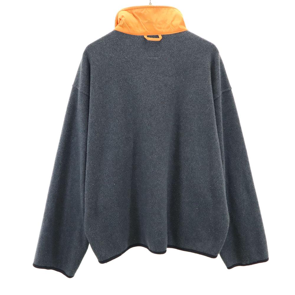 Gap 90s Old Fleece Jacket L Charcoal Gray Men's Used