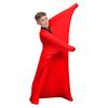 Red L Sensory Sock For Children In Large Size For Playful Learning Made From Cloth