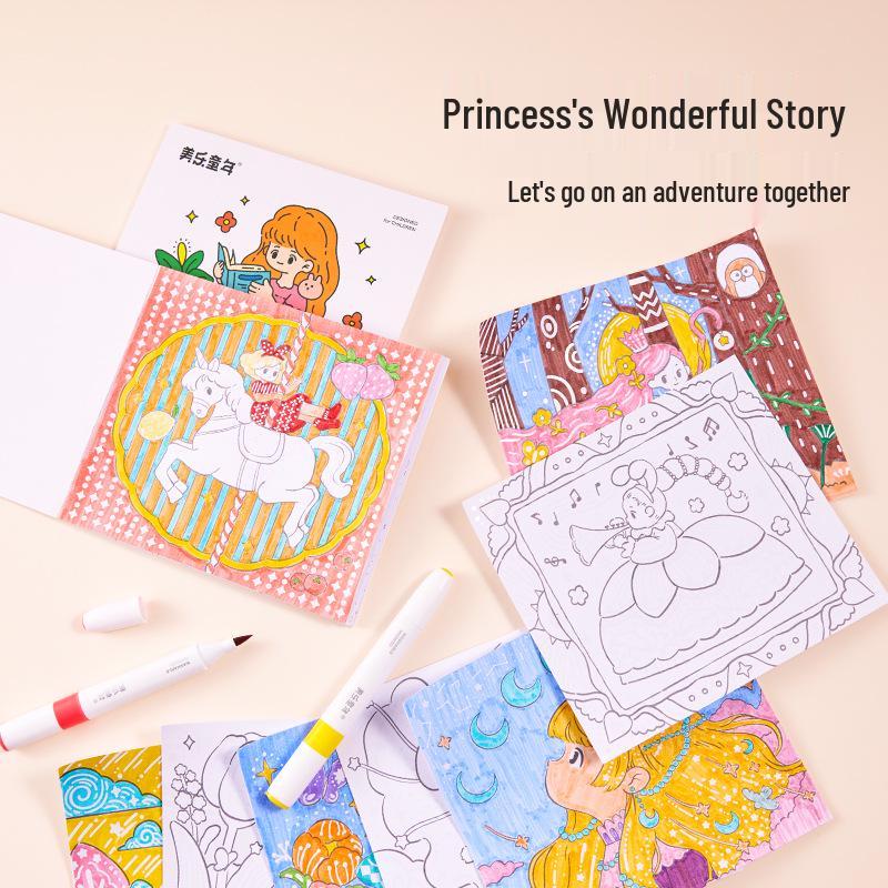 Meile Magic Coloring Book for Kids: Painting & Tracing Fun