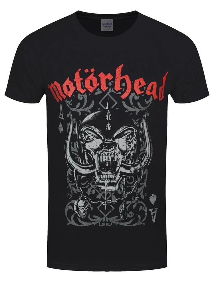 Motorhead TShirt Playing Card Band Official Black New S