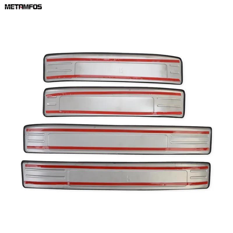 For Toyota Highlander Kluger Hybrid -  2024 Exterior Door Sill Scuff Plate Entry Guard Welcome Pedal Car Accessories