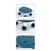 Low Roller Seating PU   Plastic Structure Movable   Wheels Stool for Living Room Baby Room
