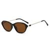 Vintage Oval Sunglasses for Women Men Elliptic Sun Glasses Female Round Eyewear  for Male Female Cat Eye Eyeglasses