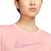 New Nike Set in Sleeve T Shirt Women's Pink FB4697-618