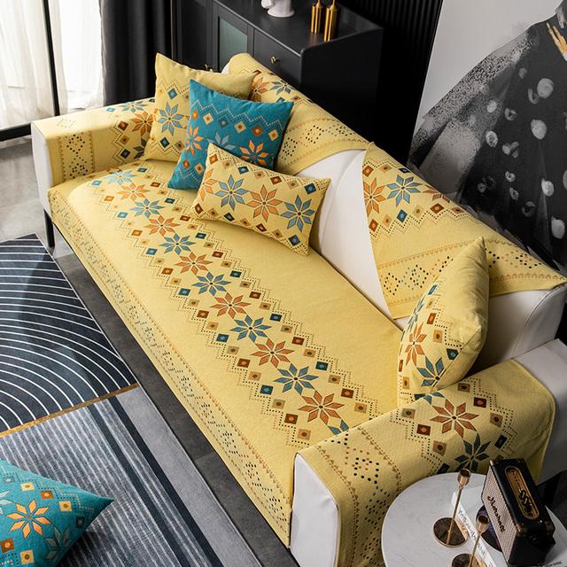 Bohemia Style Sofa Cover High Quality Non -Slip Sofa Cushion Sofas Towel Thickened Couch Covers For Home Living Room Decoration