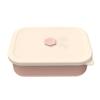 Silicone Lunch Box Four Compartment Leakproof Bento Box Microwavable Anti-fall Crisper Portable Office Picnic Food Container