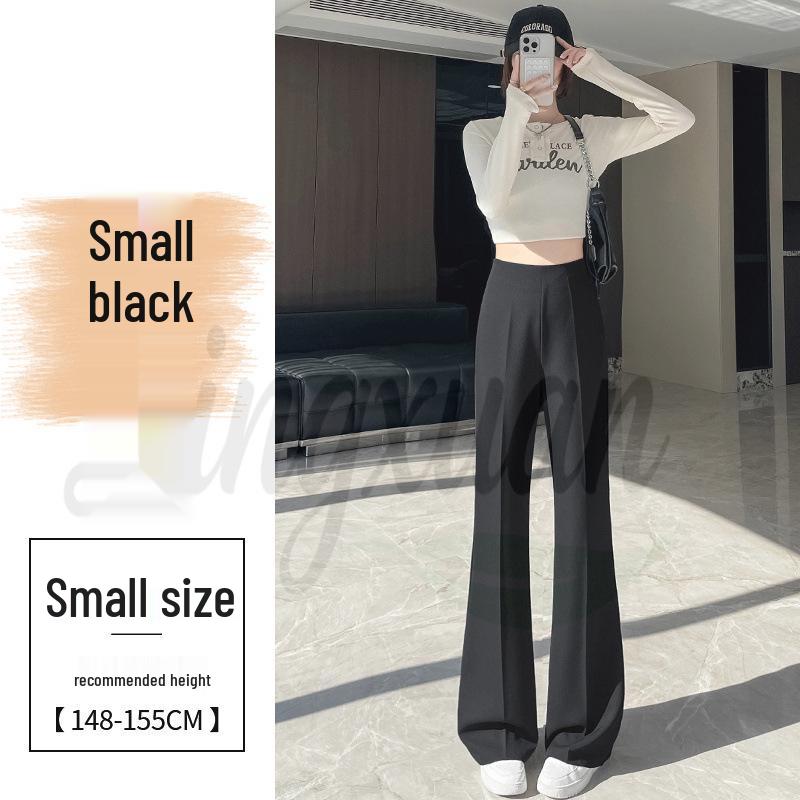 

2026 Women s High Waist Micro Flare Casual Floor-Length Wide Leg Pants XS