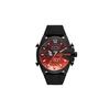 Quarz Uhr Nylon Armband Schwarzes Zifferblatt Multifunktional Mehrere Zeitzonen Polarisierte Coole Spiegelfläche Unisex Uhren DZ4548