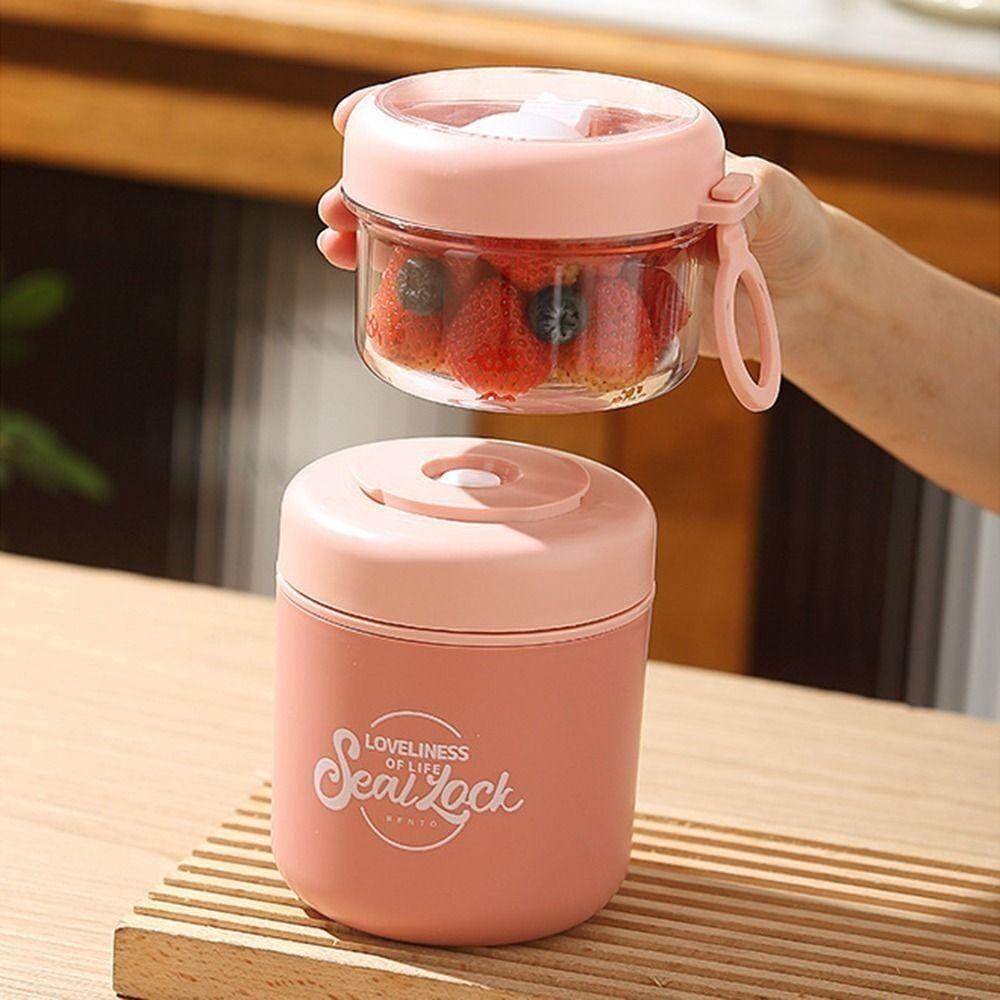 Multifunction Breakfast Cup With Spoon Vacuum Flasks New Soup Cups  Kitchen Accessories